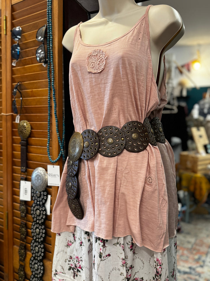 Cami Top with Lace Insets