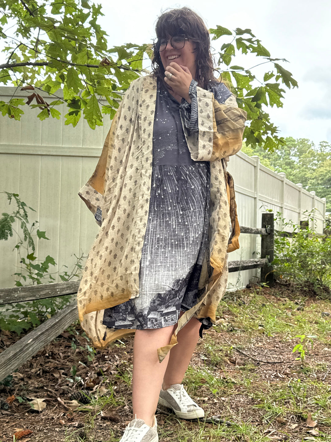 Calm and Confident - Solace Kimono OOAK