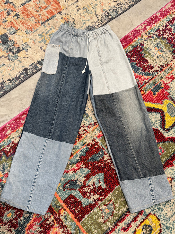 Denim Eco Pants - L
