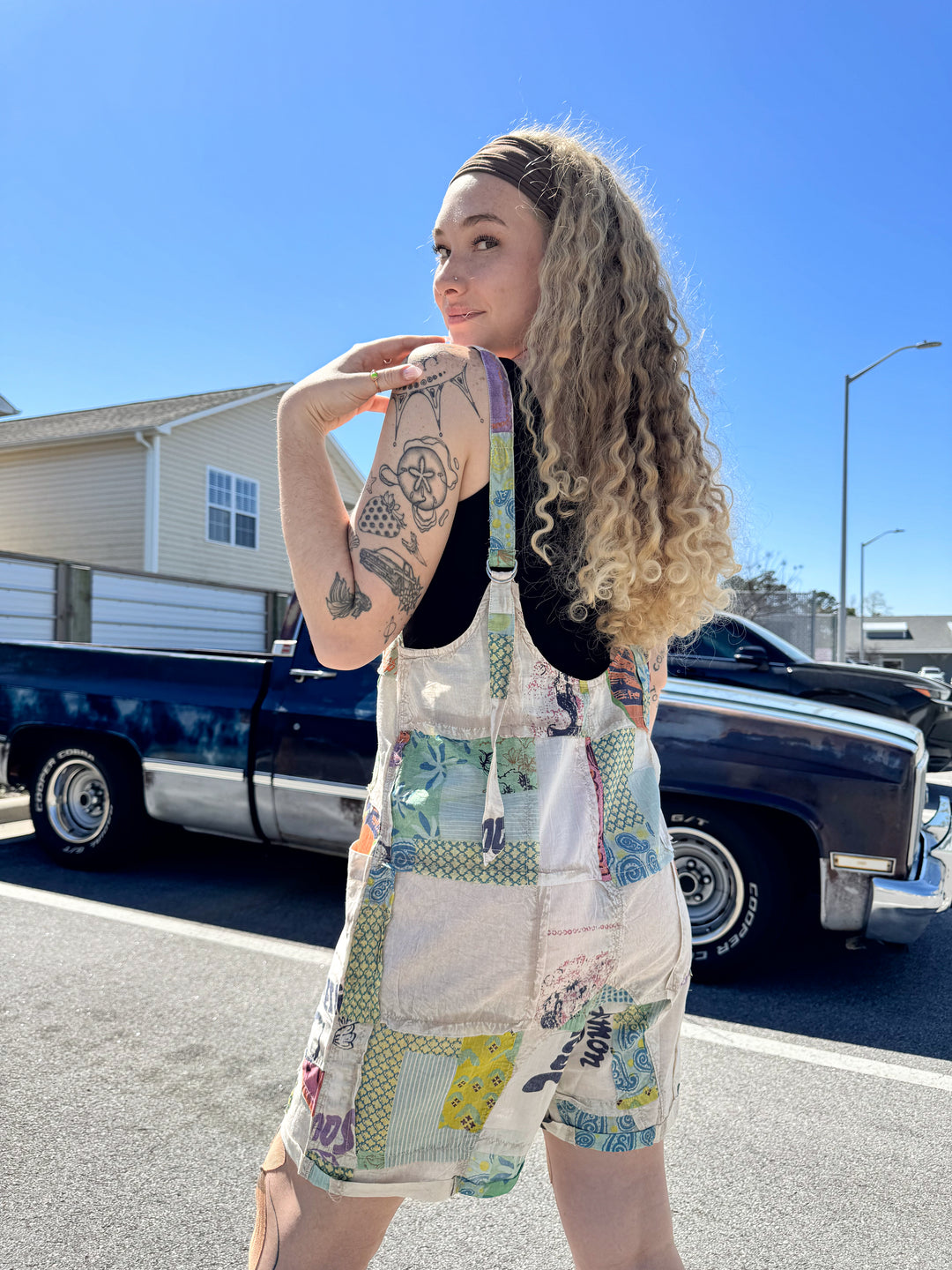 Seaside Patchwork Romper - Paper Lace