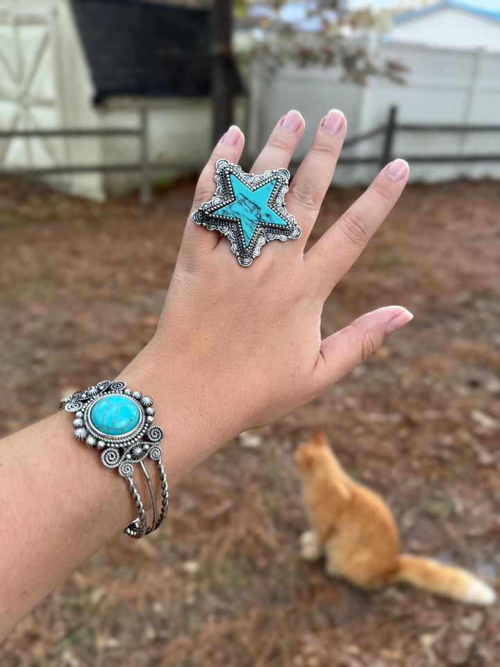 Western Navajo Style Stone Bracelet