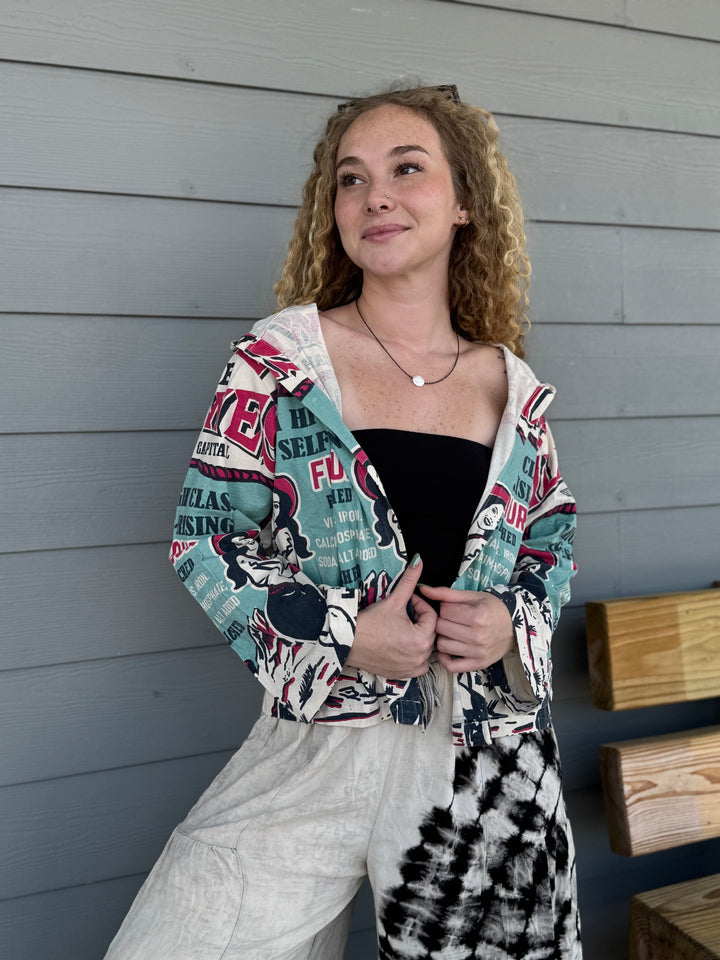 Lightweight Hooded Jersey Jacket