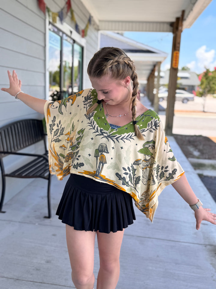 Mushroom Scarf Top