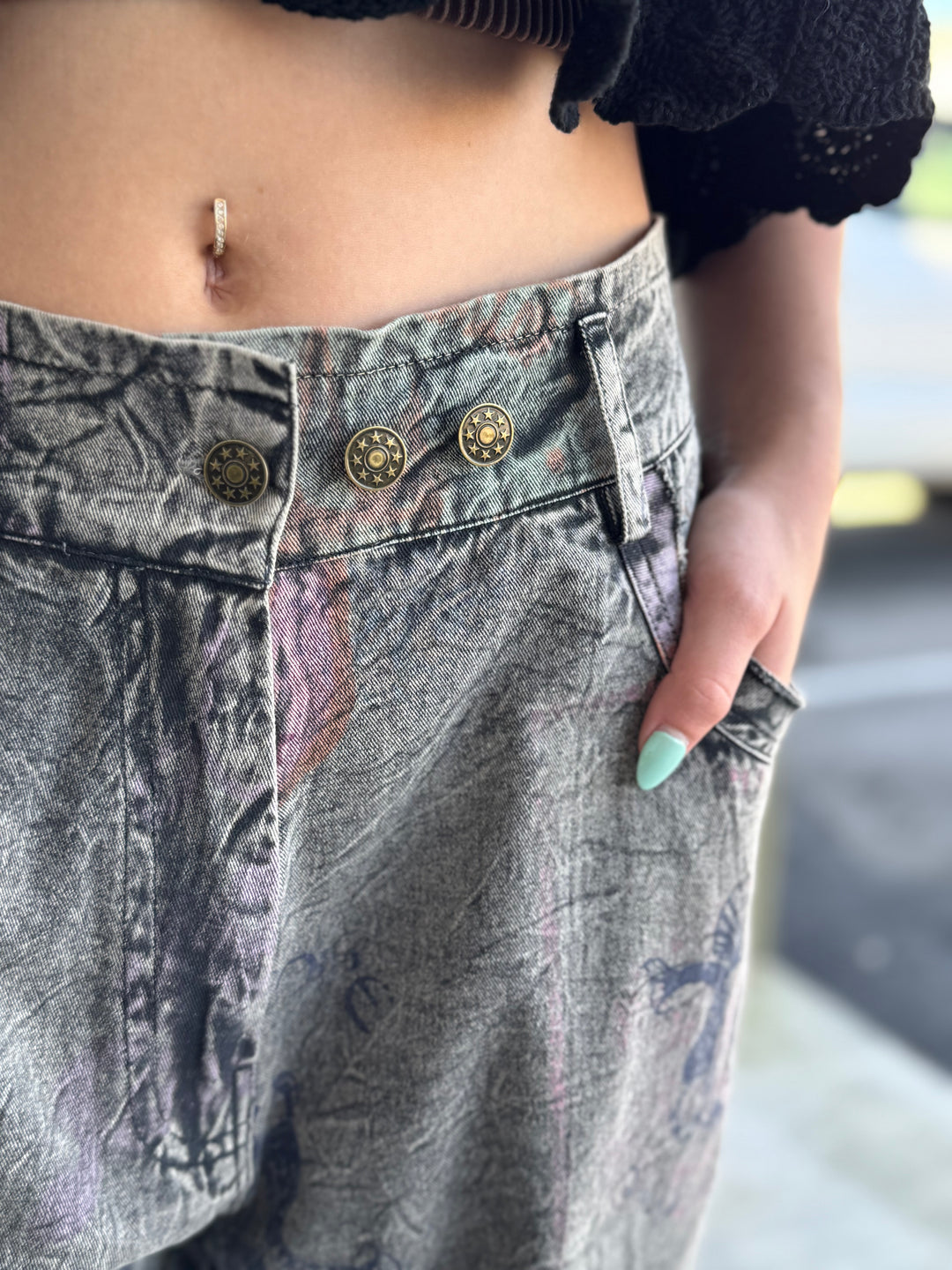 Seaside Printed Pants - Paper Lace