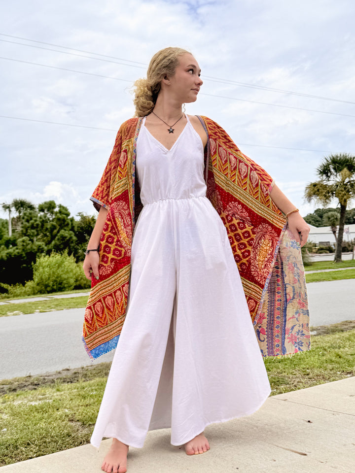 Sweet and Salty - Kantha Ruana OOAK