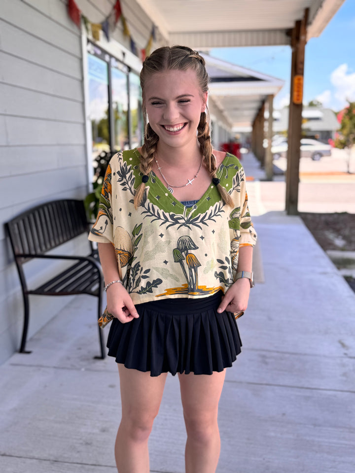 Mushroom Scarf Top