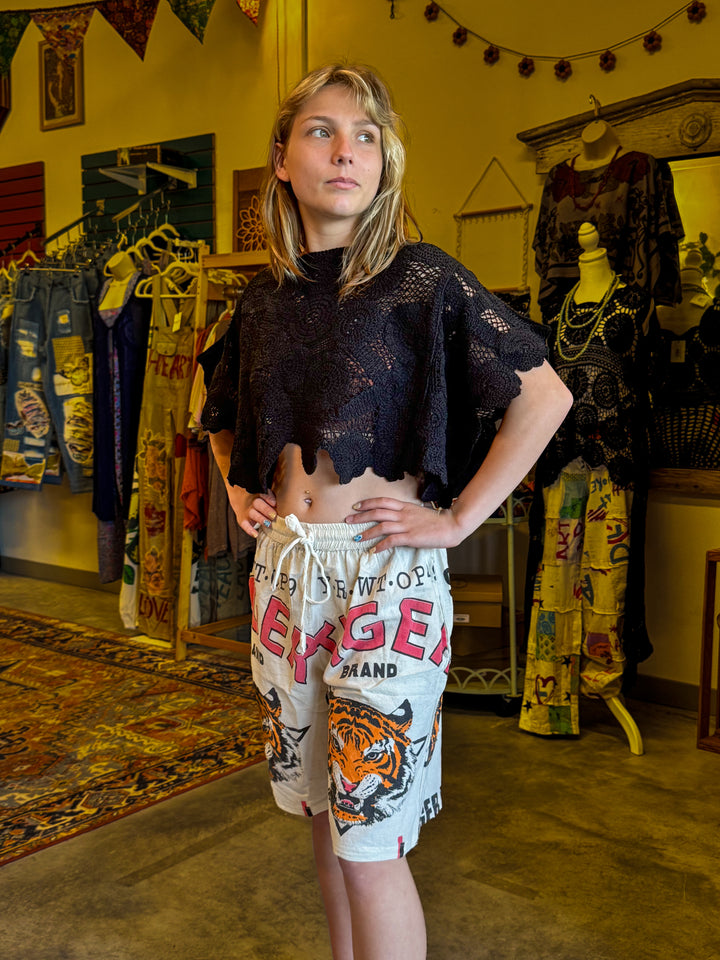 Tiger Cotton Shorts