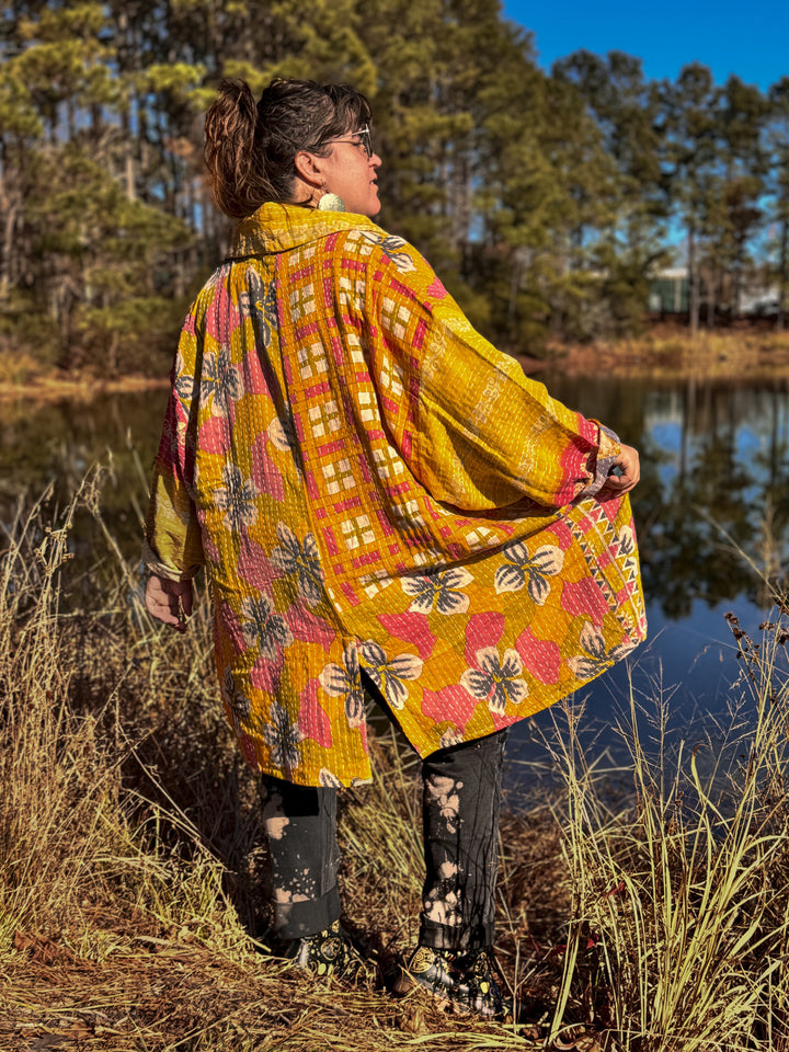 Sent Here - Kantha Blazer OOAK