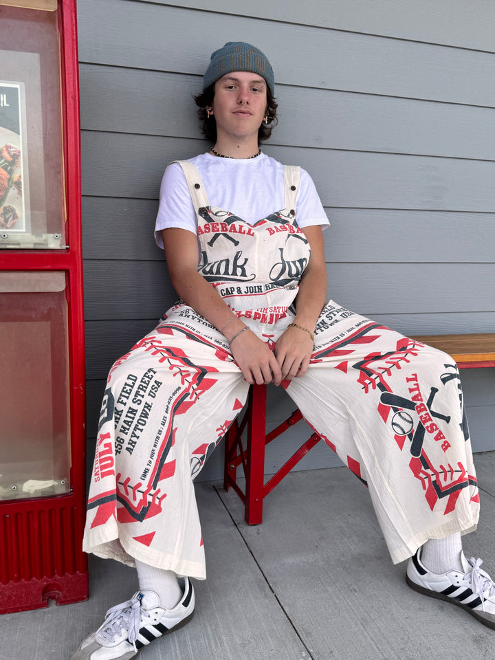 Vintage Sack Cotton Wide Leg Jumpsuit