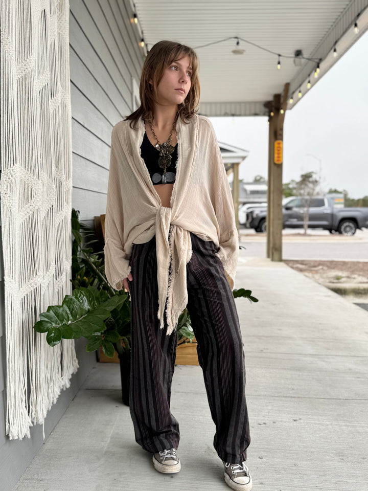 Boho Lounge Stripe Pants