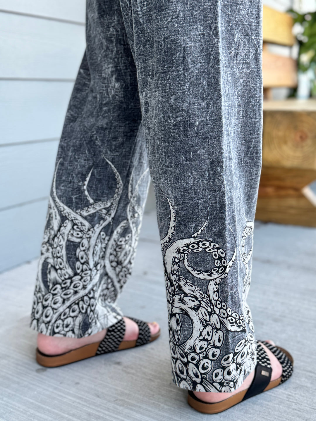 Octopus Ankle Cotton Pants
