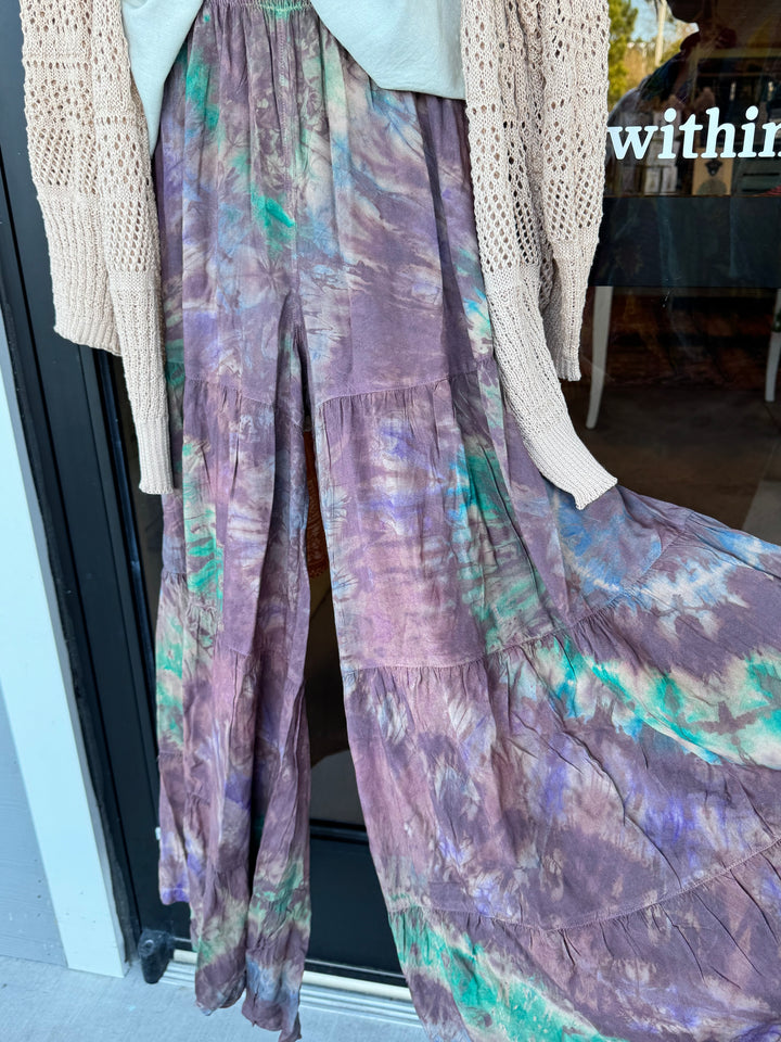 Tiered Tie Dye Pants