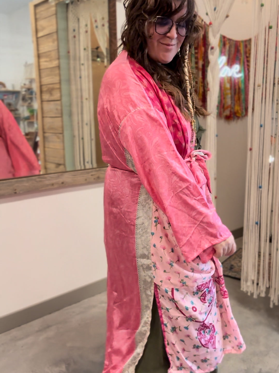 Cherry Blossom - Silk Serenity Kimono OOAK