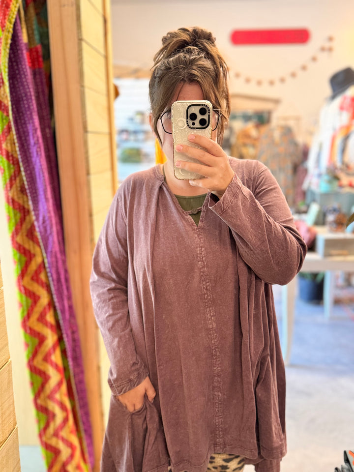 A-line Flare Top with pockets