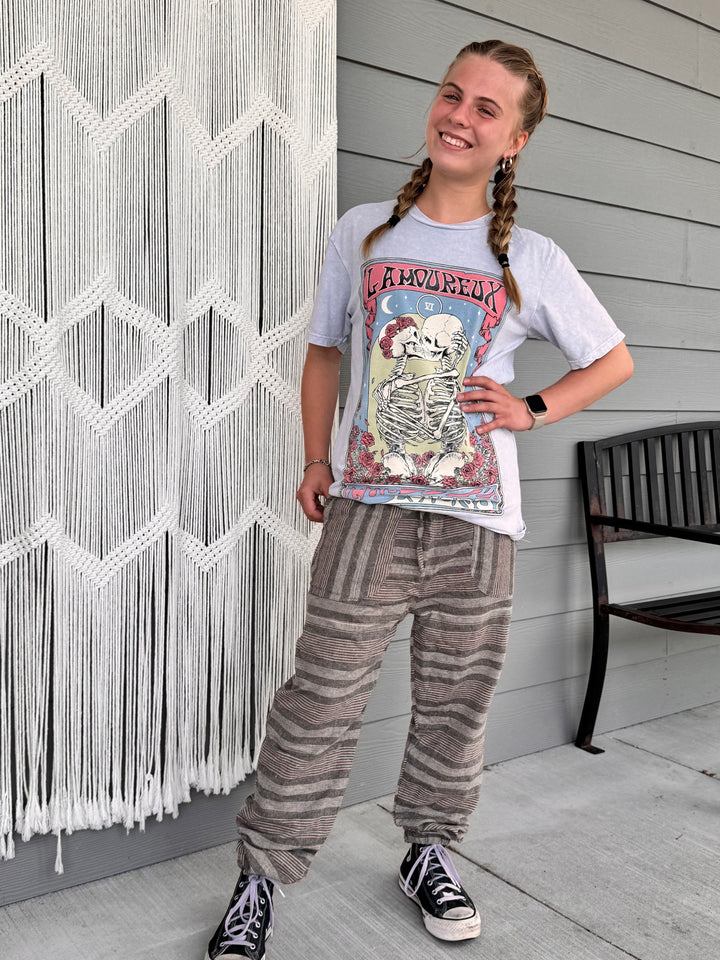 Beachy Boho Stripe Studio Pants