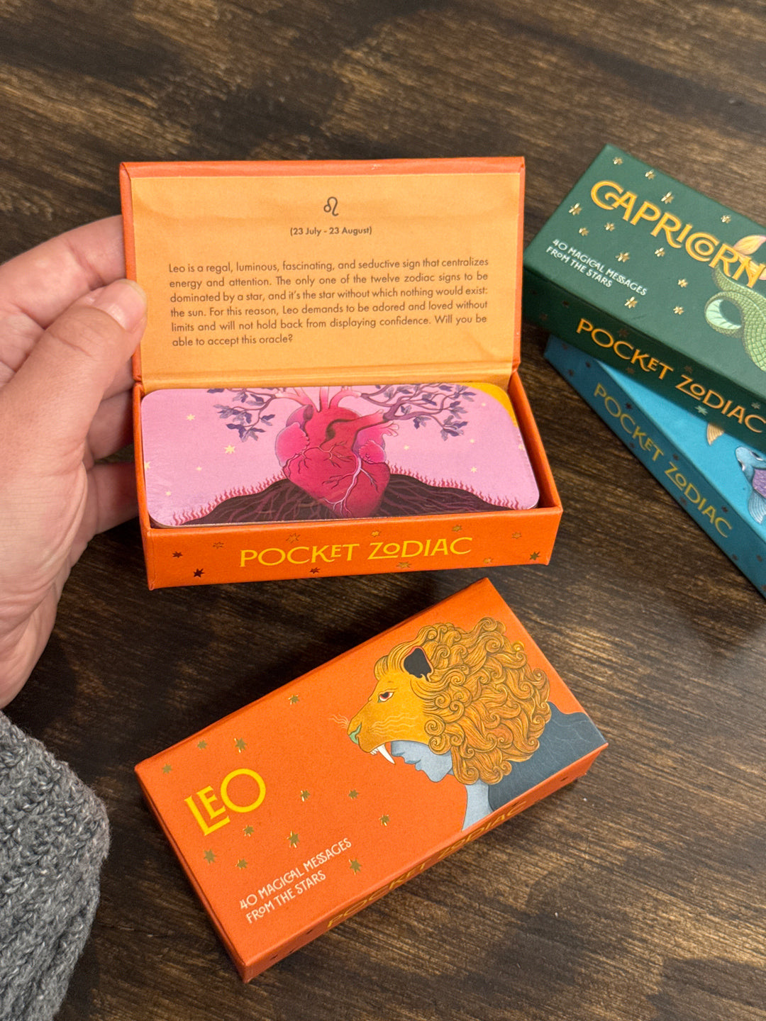 Leo Zodiac Pocket Cards