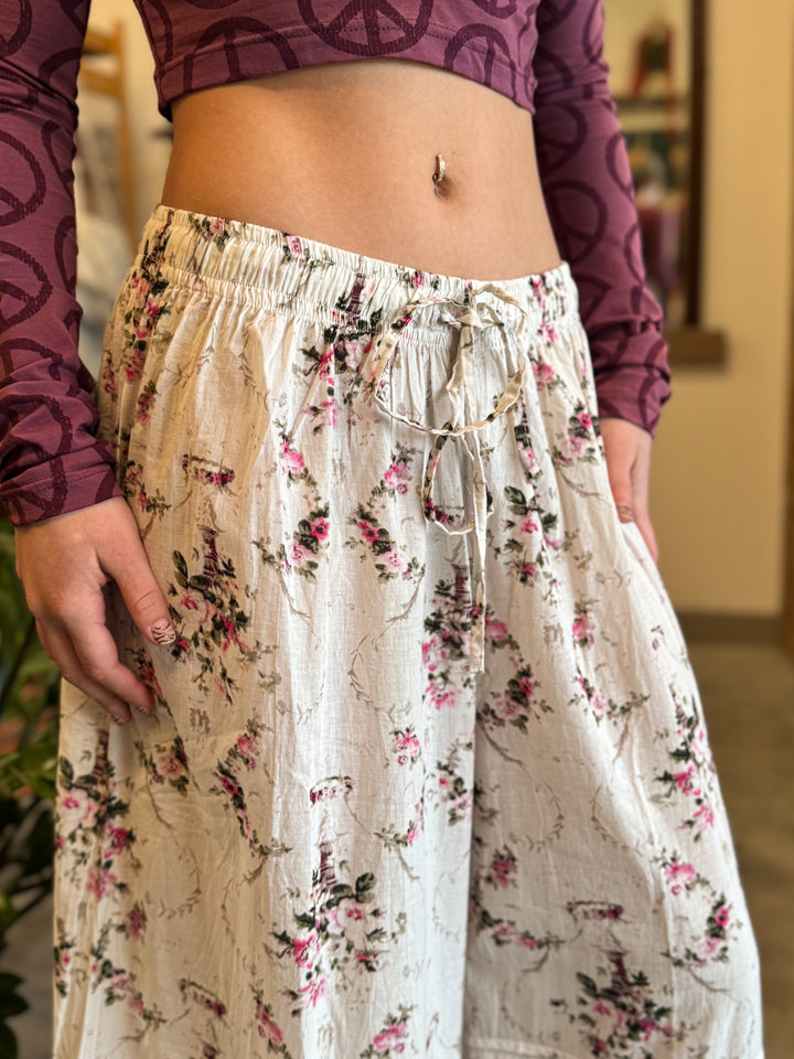 Sweet Floral Pants