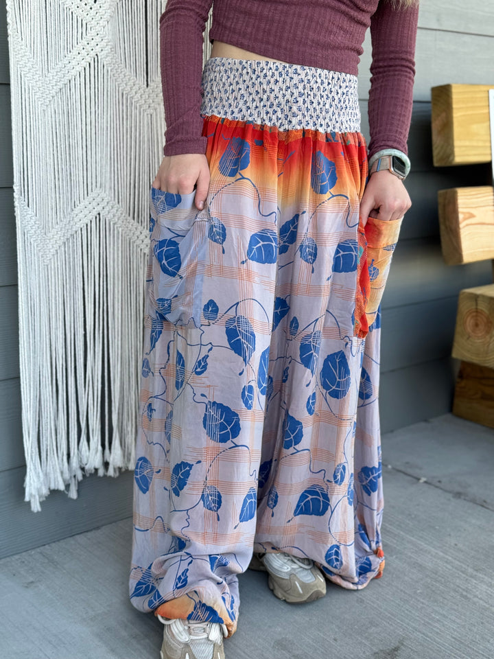 Sunset - Duality Synergy Side Slit Pants OOAK