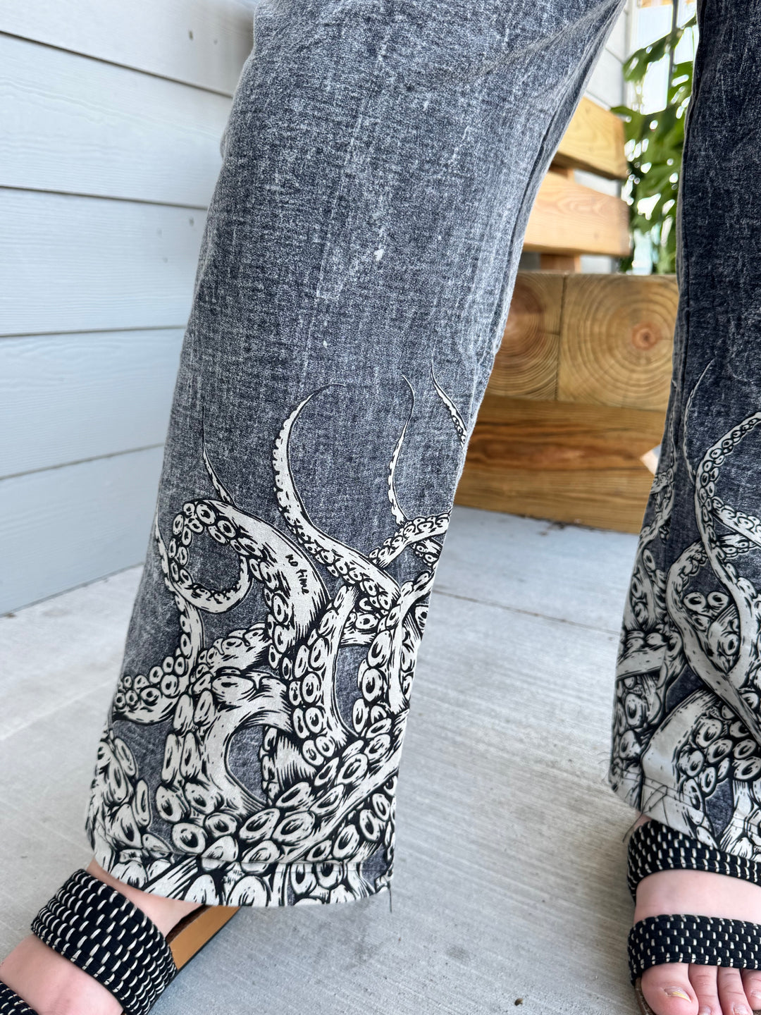 Octopus Ankle Cotton Pants
