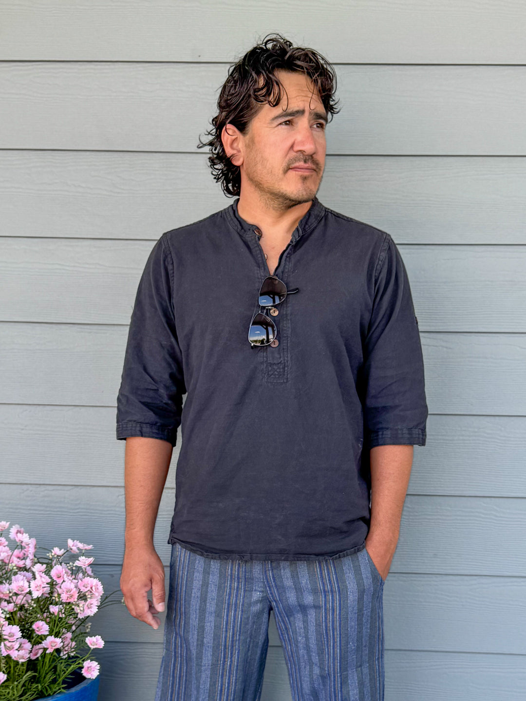 Homespun Henley 3/4 Sleeve Shirt