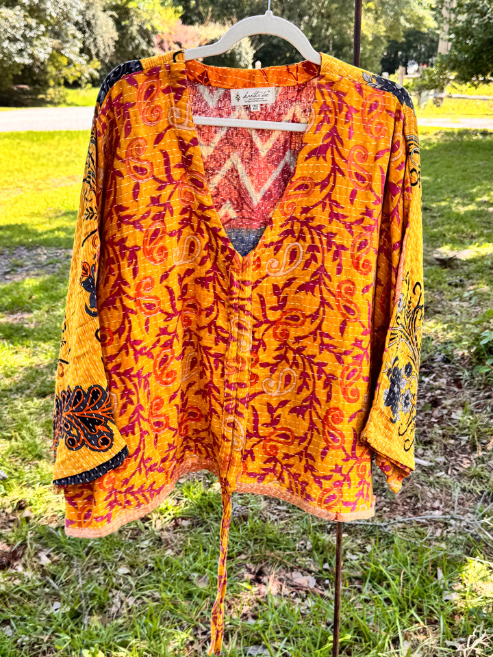 Florished - Kantha Butterfly Top OOAK