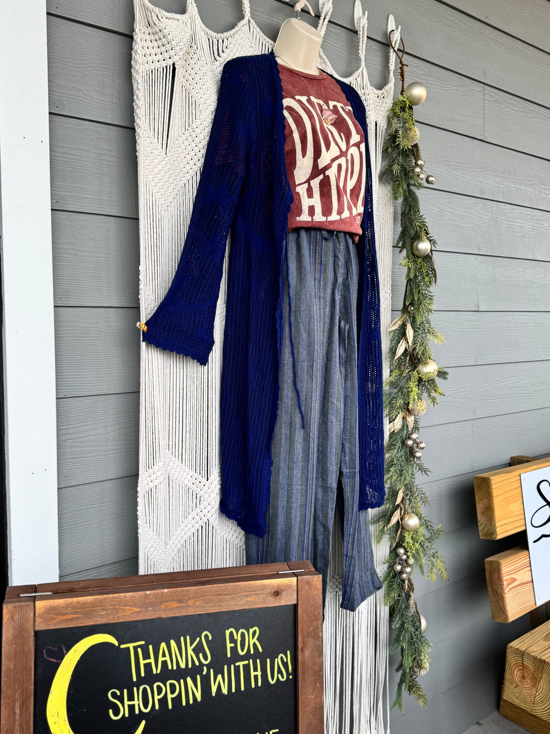 Celestial Lacy Longline Cardigan