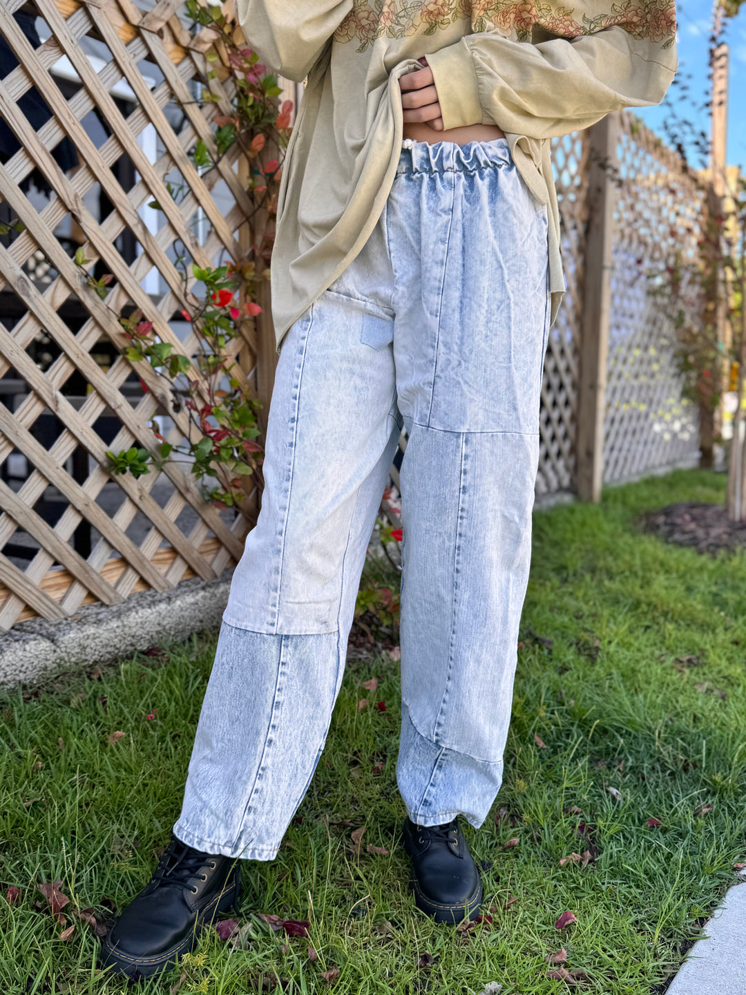 Denim Eco Pants - L