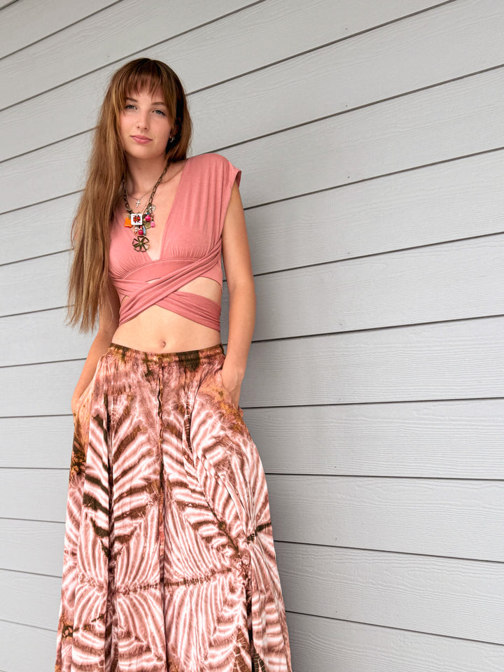 Hand Dyed Palazzo Pants
