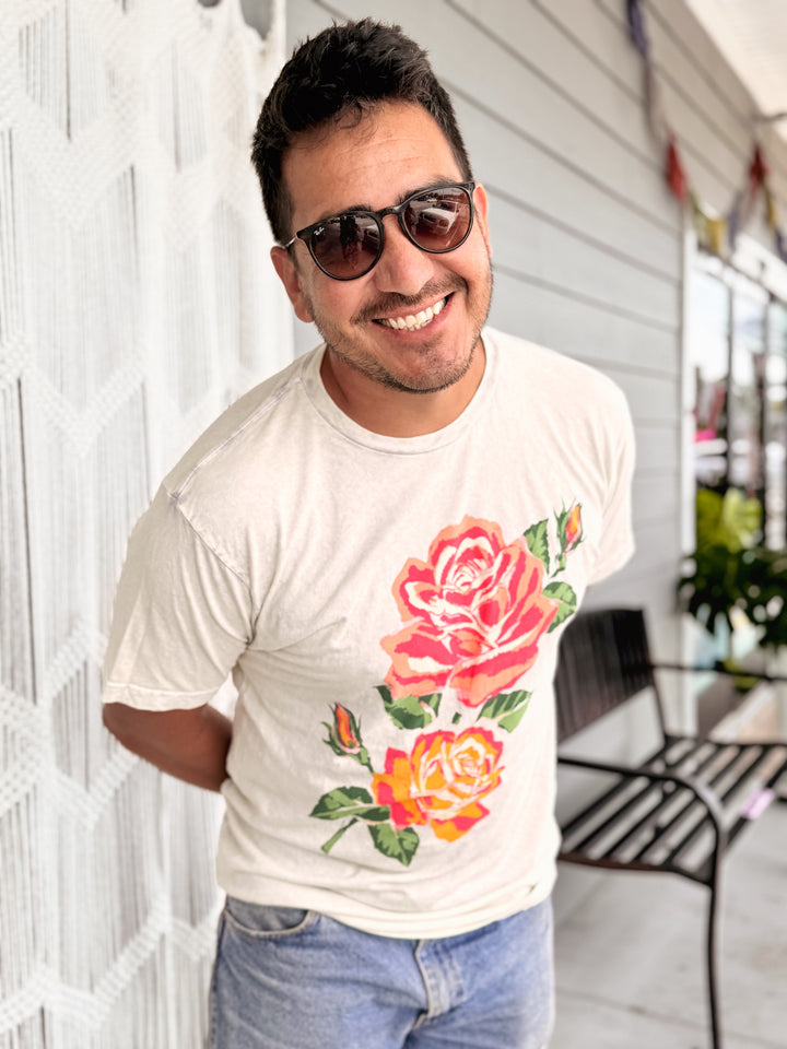 Roses Painting Graphic Top