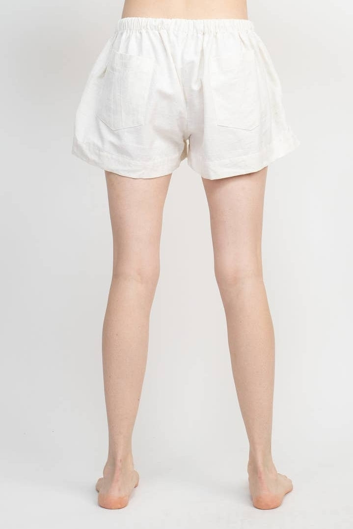 Homespun Cotton Womens Shorts