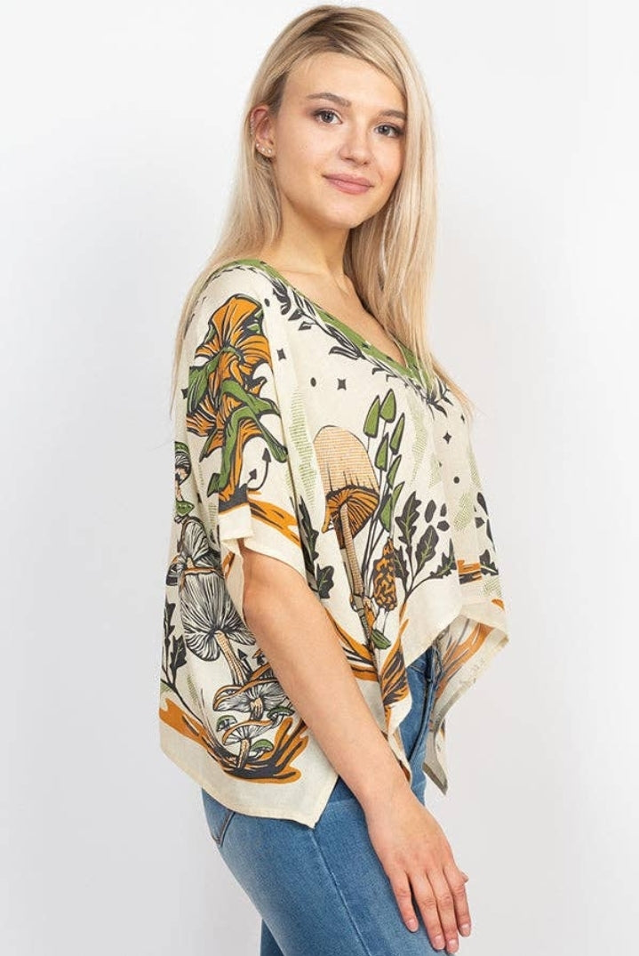 Mushroom Scarf Top