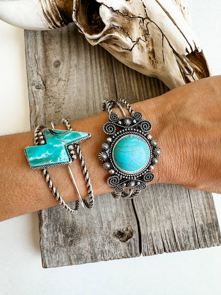 Western Navajo Style Stone Bracelet