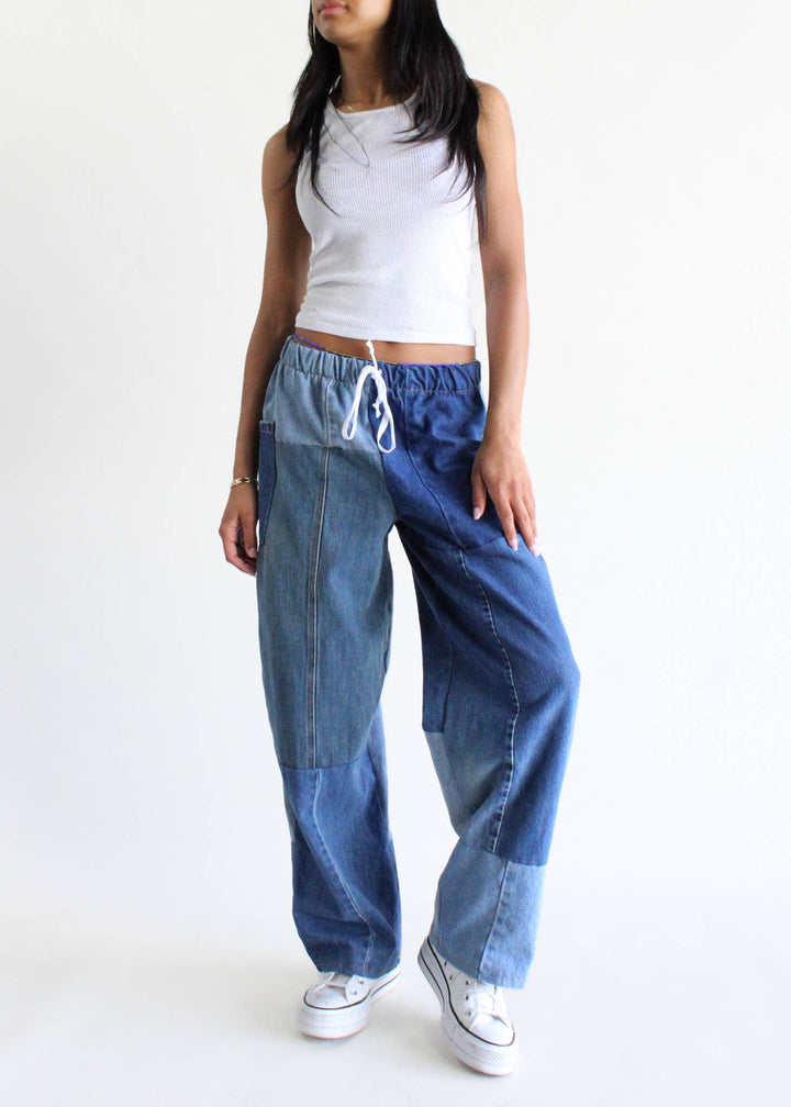 Denim Eco Pants - S/M
