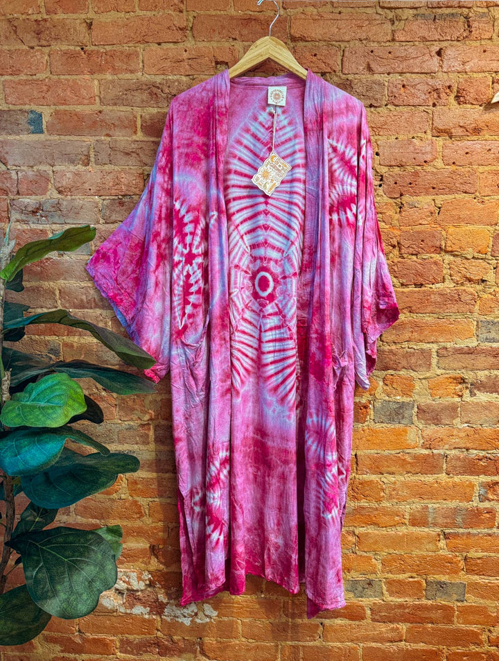 Earthy Tie Dye Kimono
