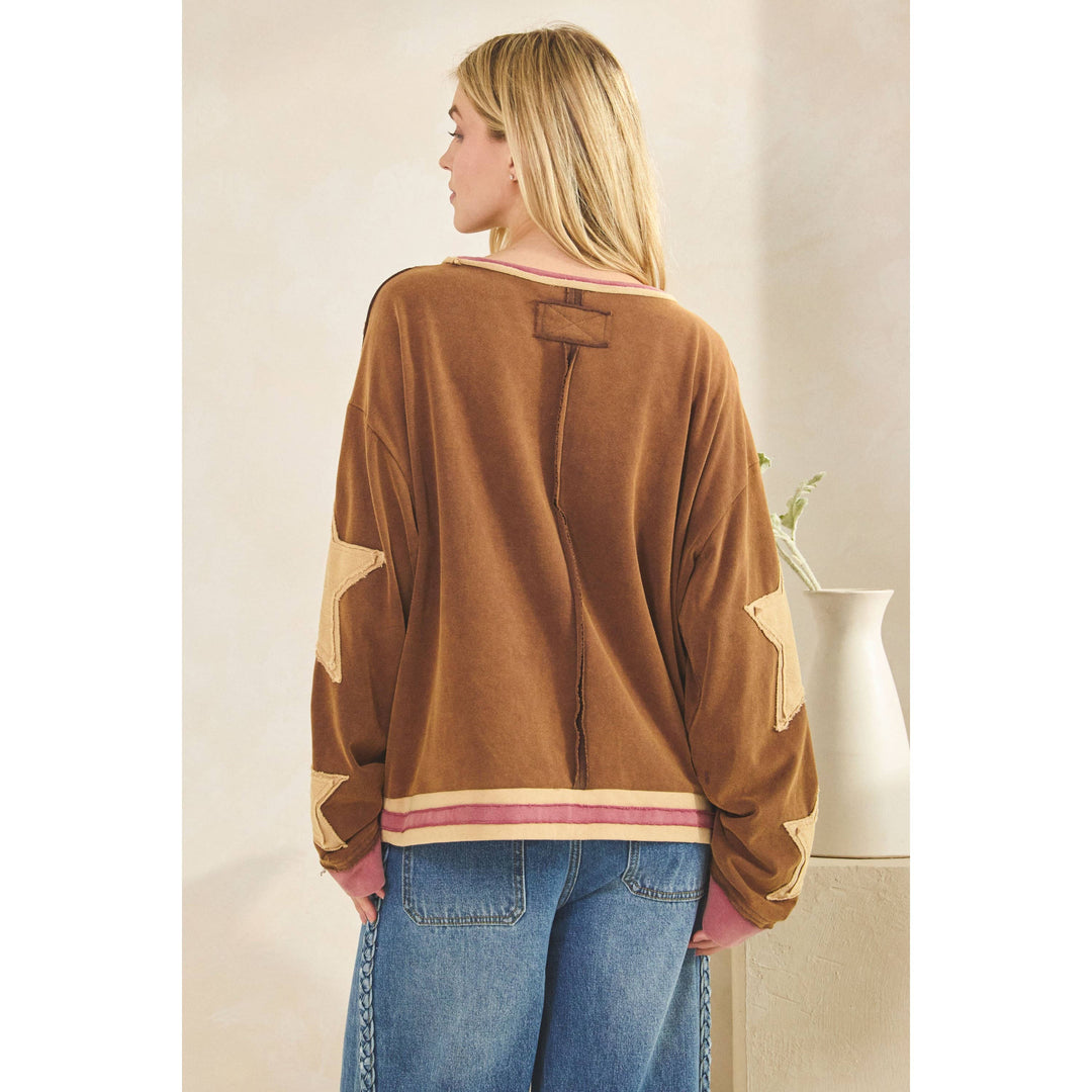 Vintage Star Patch Pullover