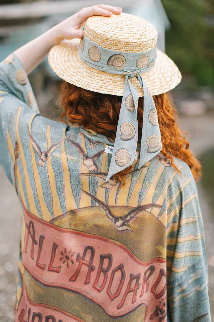Sunrise Lands Matinée Duster Kimono