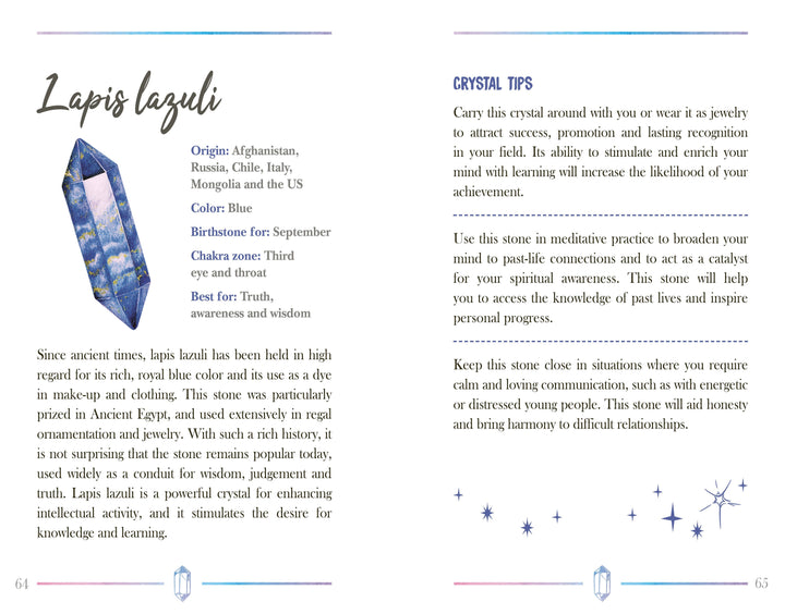 Little Book of Crystals (Hardcover, Gift)