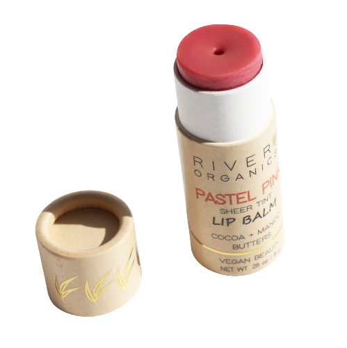 Pastel Pink Vegan Lip Balm