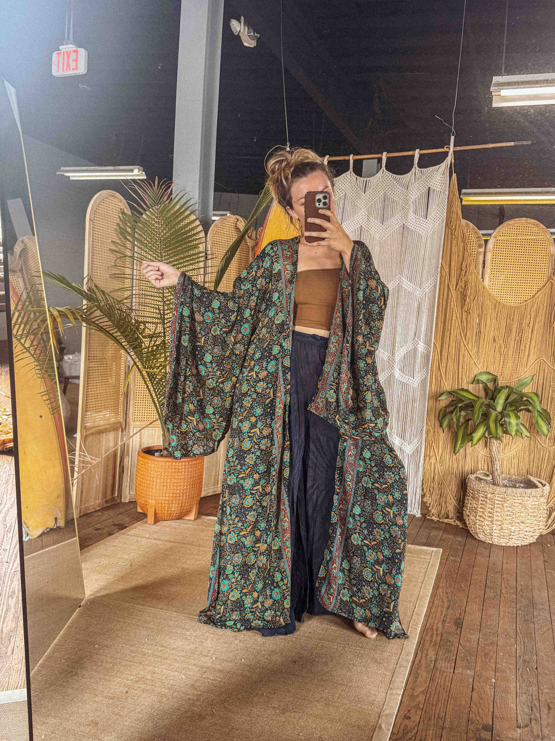 Reverie - Silk Long Maxi Kimono