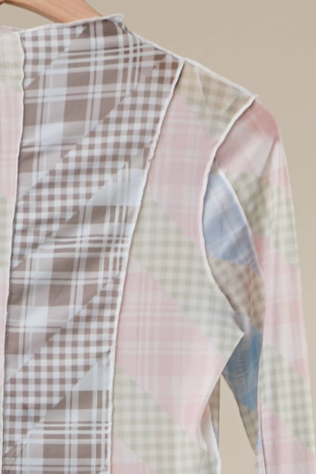 Checker Mix Mesh Top