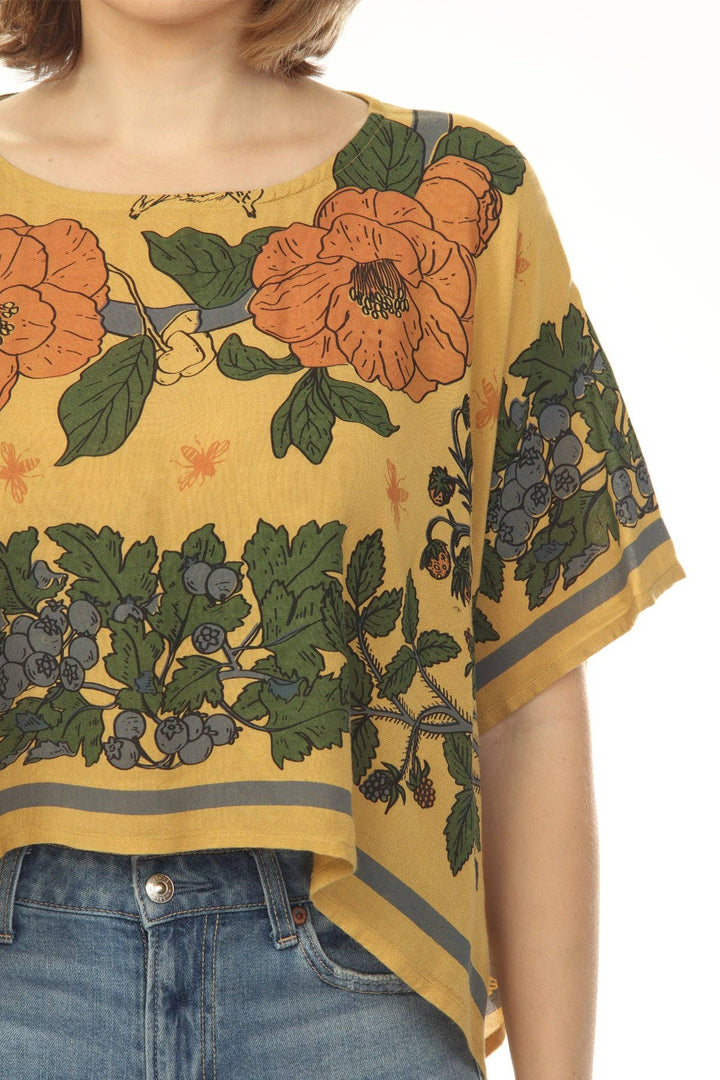 Cottage Garden Scarf Top