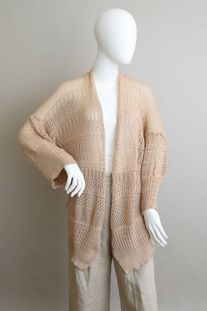 Soft Textured All-Season Cardigan | Elegant Knit Cover-Up