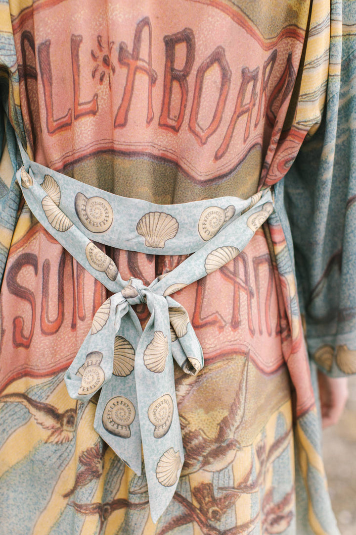 Sunrise Lands Matinée Duster Kimono