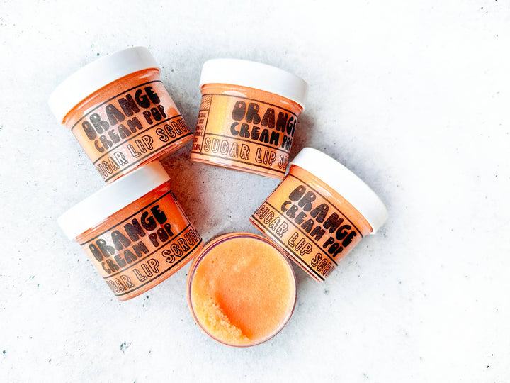 Orange Cream Pop Lip Scrub | Vegan Skincare | Cruelty Free