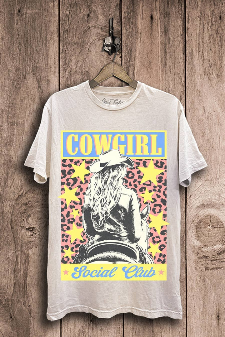 Cowgirl Social Club Graphic Top