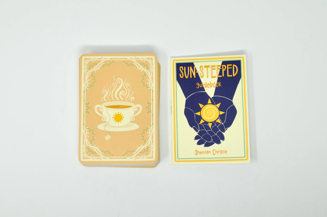 Sun-Steeped: Affirmation Deck: 54 Cards & Guidebook