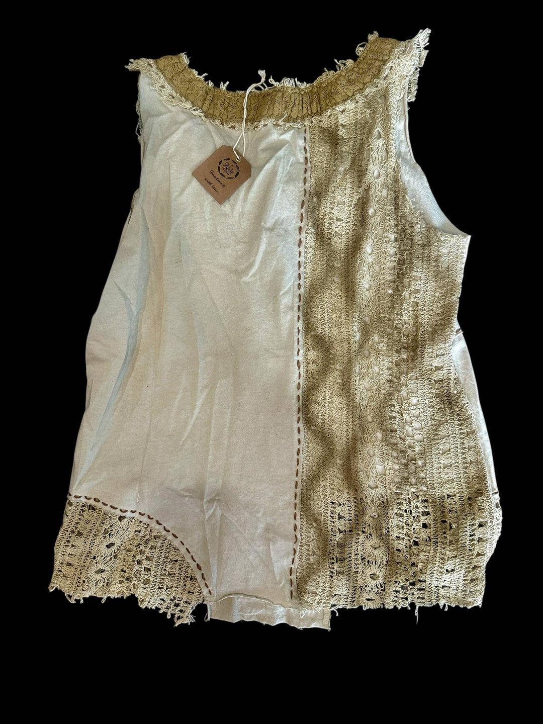 Crochet Vintage Button Cami
