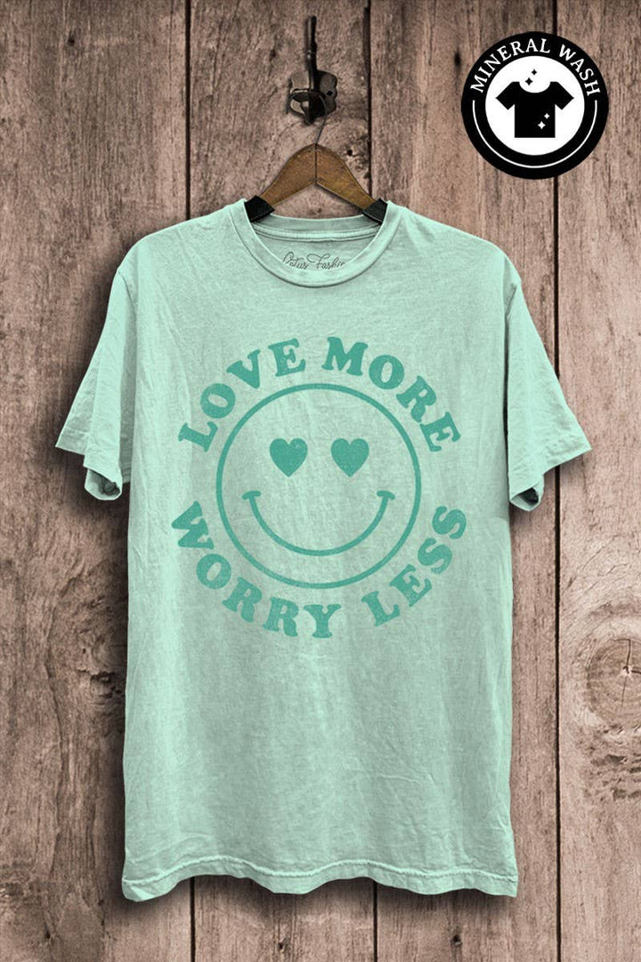Love More Worry Less Graphic Top