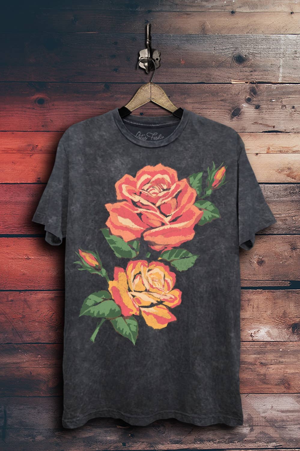 Roses Painting Graphic Top