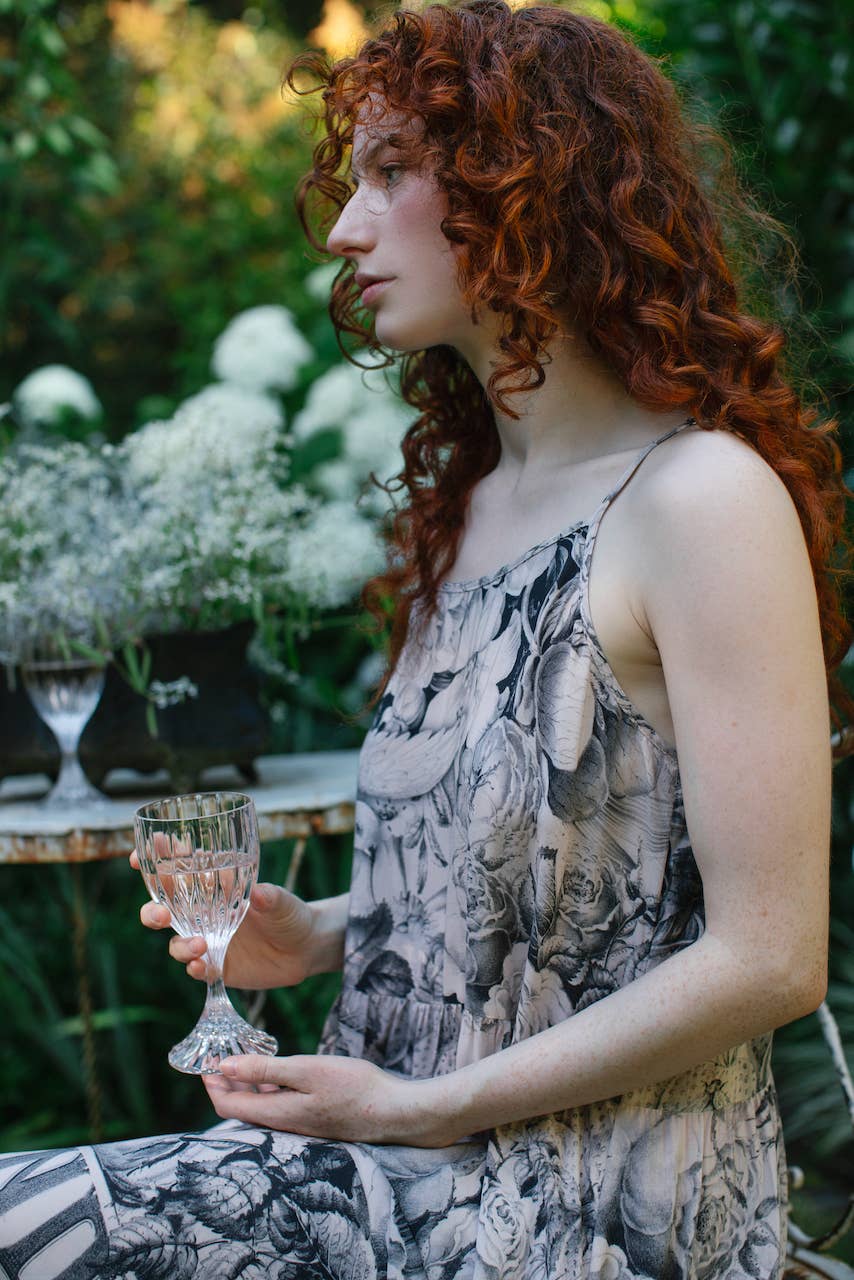 Peace Wine & Sunshine Bohéme Long Maxi Slip Dress Rosé Blush